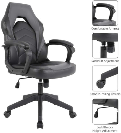 SMUGDESK Gaming Chair, Racing Style Ergonomic Executive Computer Offic –  SmugDesk