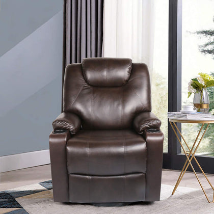 Smugdesk Recliner Sofa Chair, Reclining Chair with PU Leather