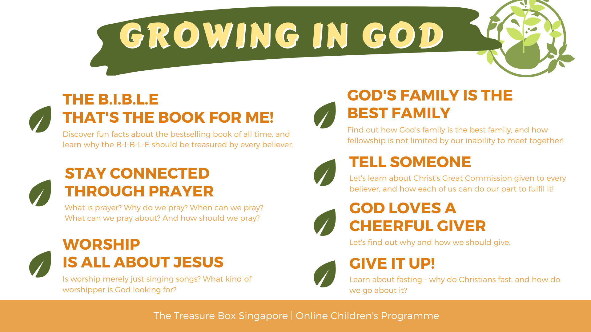 Growing in God Series