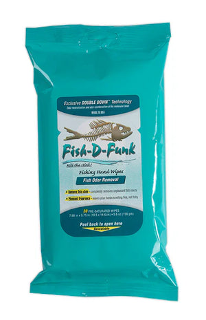 Ardent Fish D-Funk Odor Removal Wipes - Fishing Complete Inc