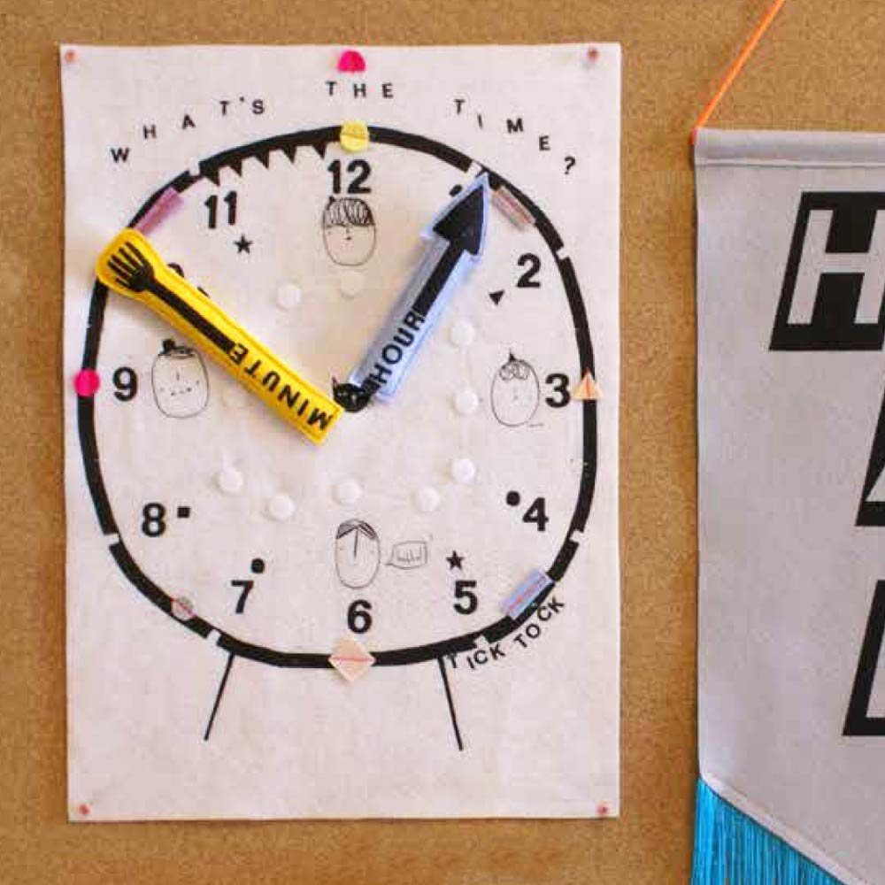 learning clock toy