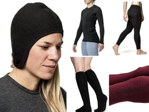 Woolpower products for riders or thermal underwear for the pony farm