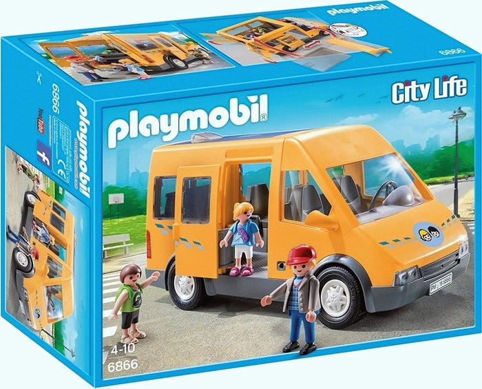 Playmobil 6866 City School Bus with Removable – ToyVs