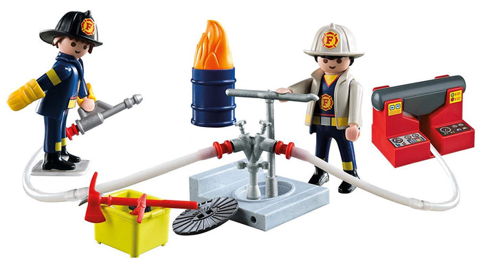 playmobil fire rescue carry case
