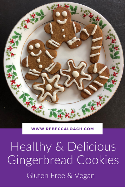 Looking for a gingerbread cookie recipe that is gluten-free, dairy-free, egg-free, and processed sugar-free...and still tastes good? Not only are these cookies delicious, they are also quick and simple to make and are perfect for holiday baking with kids or grandkids. 