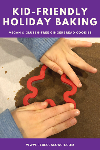 Looking for a gingerbread cookie recipe that is gluten-free, dairy-free, egg-free, and processed sugar-free...and still tastes good? Not only are these cookies delicious, they are also quick and simple to make and are perfect for holiday baking with kids or grandkids. 