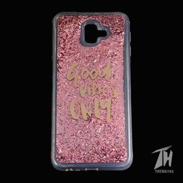 Good vibes glitter Case