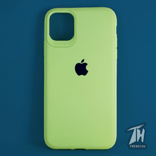 Light Green Silicone Case For Apple Iphone 12 Mini Thehatke