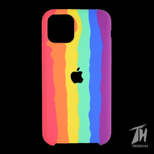 Rainbow Silicone Case For Apple Iphone 11 Pro Max Thehatke