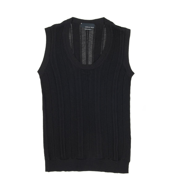 Merino Silk Sleeveless Sweater – Camille Reau