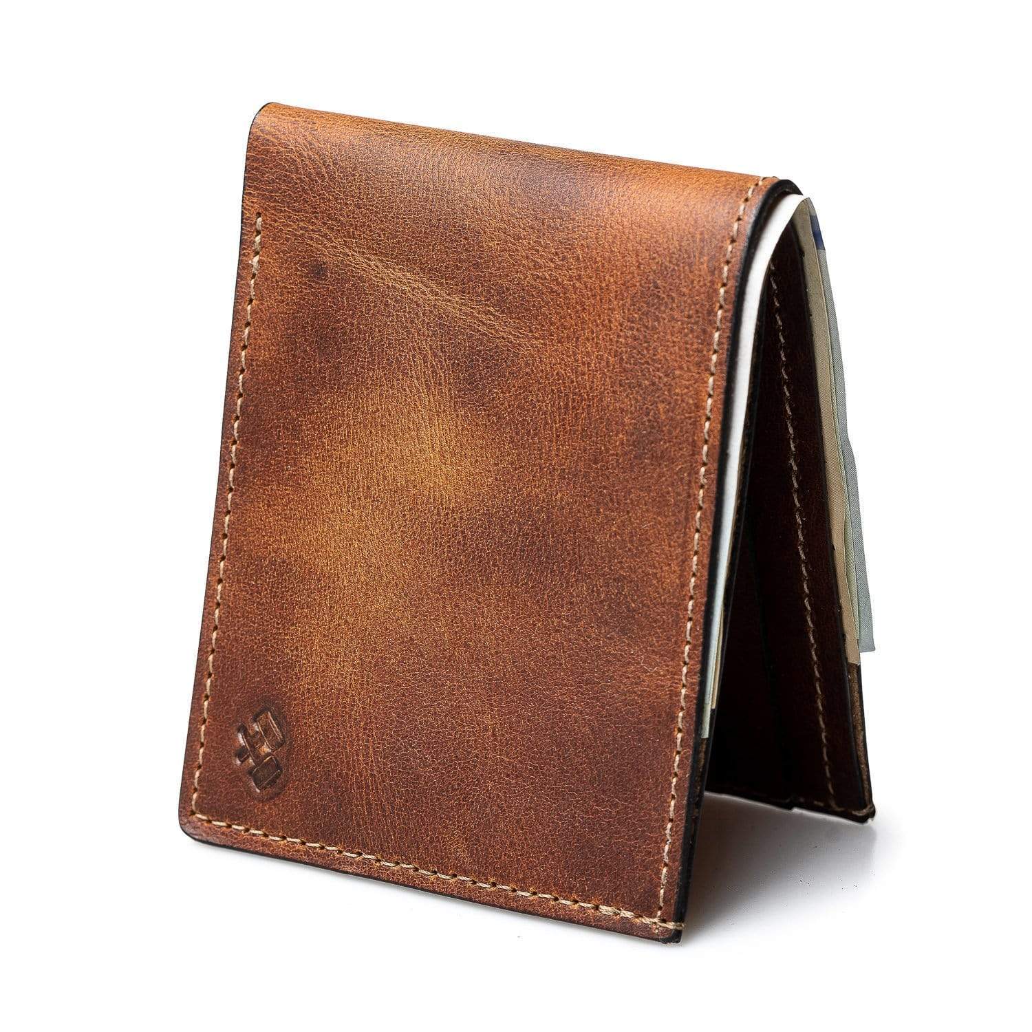 Front Pocket Slim Bifold Wallet for Men Made in USA Main Street