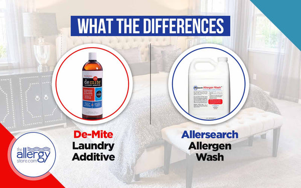 De-Mite Additive or Allersearch Allergen Wash - Which is Better?