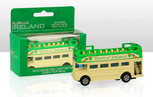 Irish Open Top Bus in Window Box Die Cast