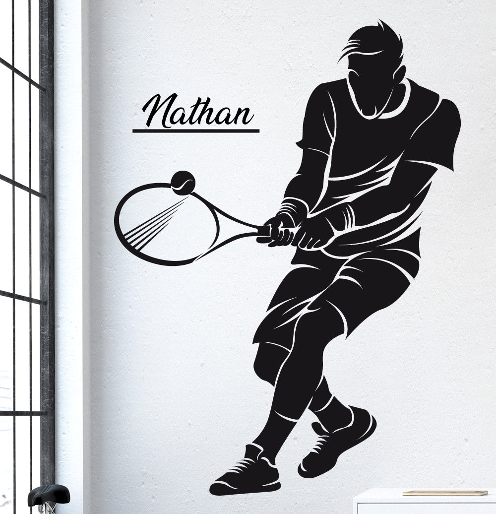 Sticker tennis personnalisable - Garçon - Stickers Beestick