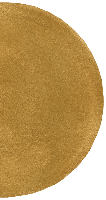 golden half circle shape