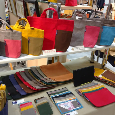 Matsuyama Mitsukoshi 3rd floor POP UP space | Canvas bag workshop HOSONO