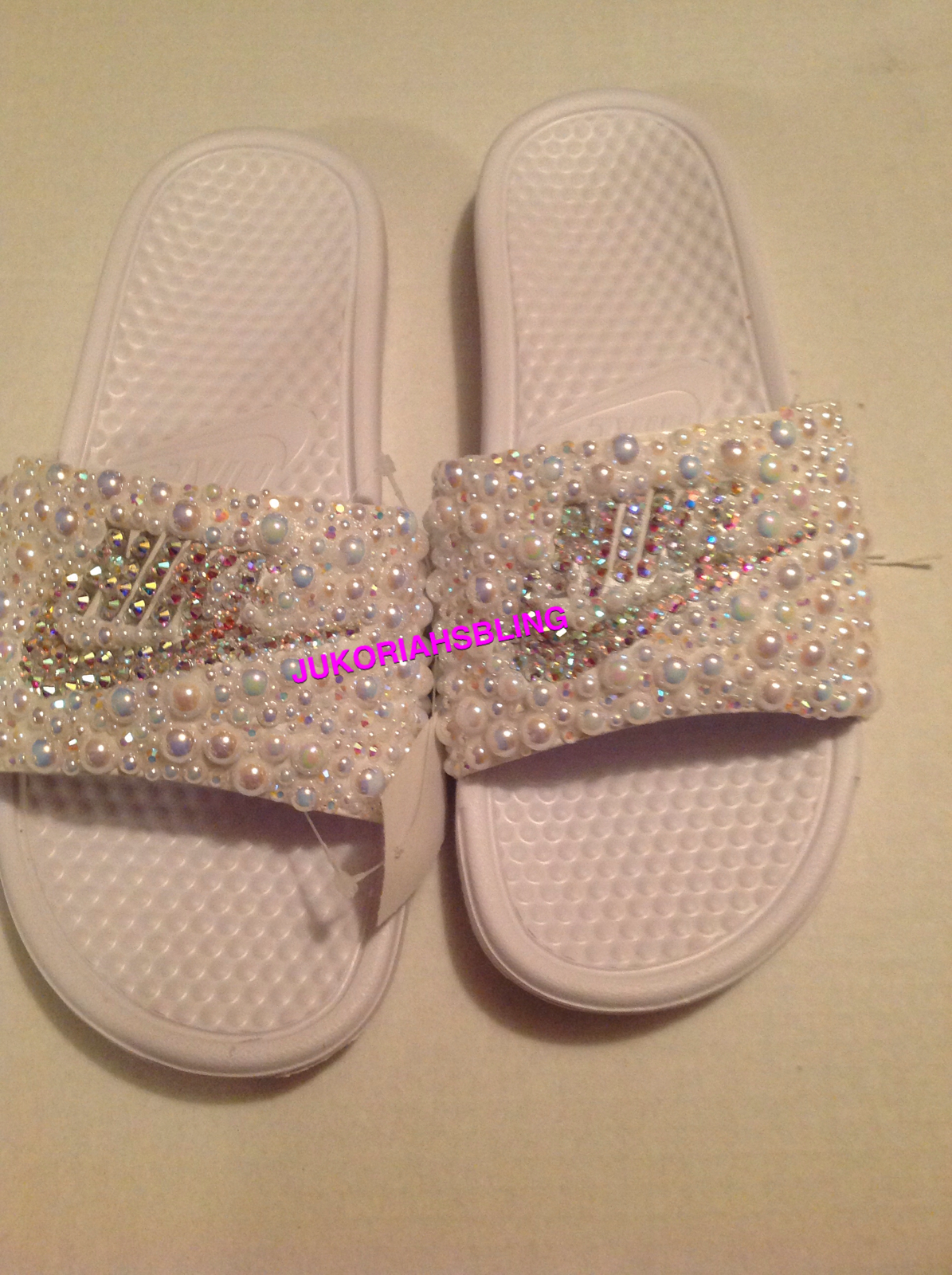 Purchase \u003e blinged out nike slides, Up 