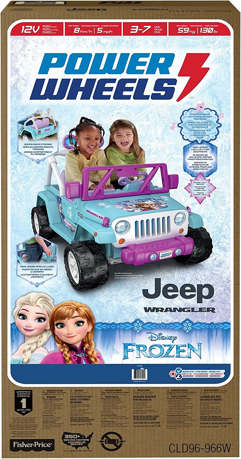 Power Wheels Disney Frozen Jeep Wrangler 12-V – El Mercado de Juguetes