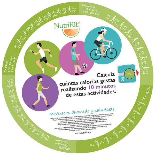 Disco de actividad fisica nutrikit