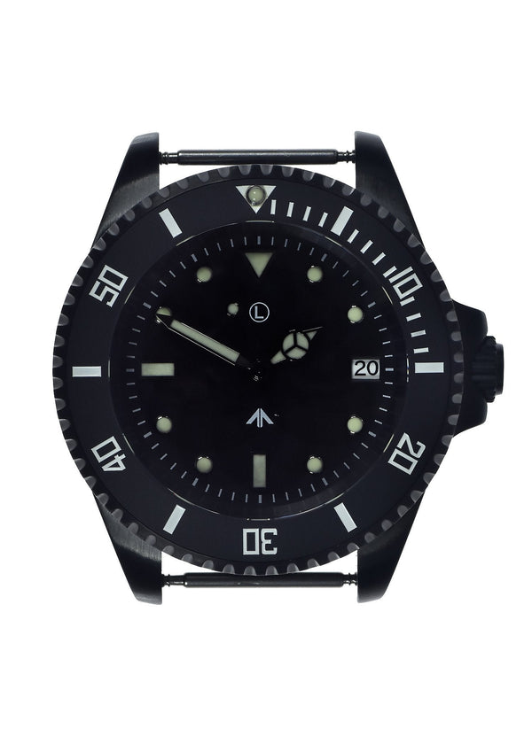 MWC 24 Jewel PVD 300m Automatic Military Divers Watch with Sapphire Crystal and Ceramic Bezel - Ex Display Watch - Location USA