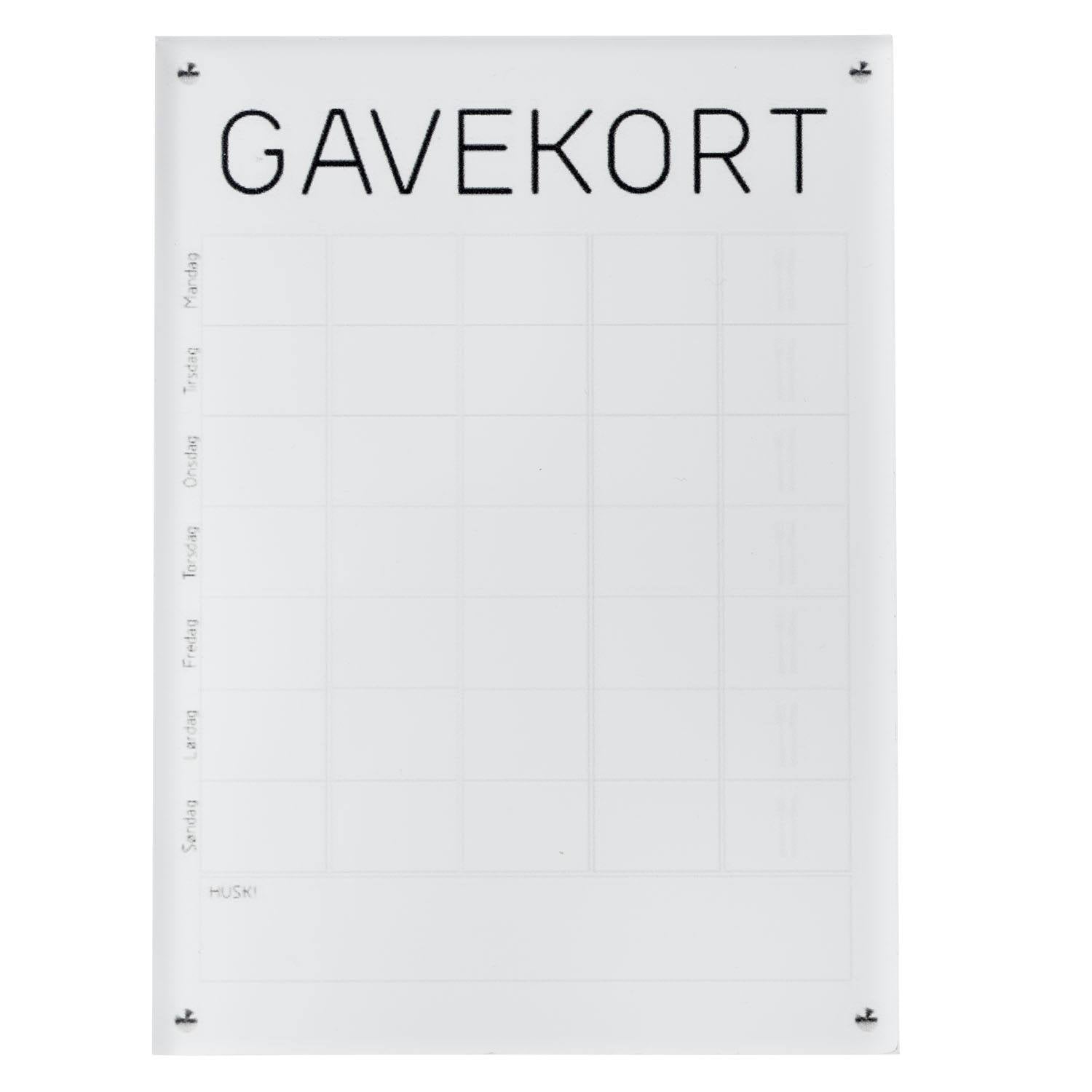 Se Gavekort - 2.500,00 kr. hos Ugeplan