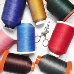 heavy duty nylon thread in various colors