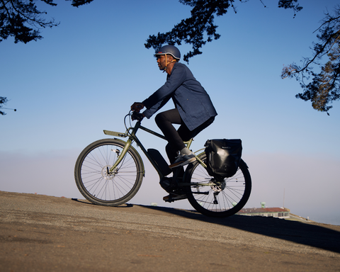 man riding electric bike - can you ride an electric bike without pedaling