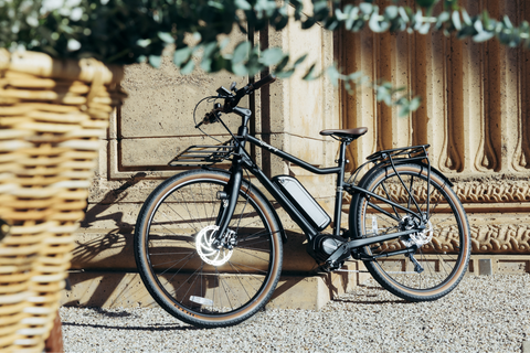 electric bike - biking in the rain