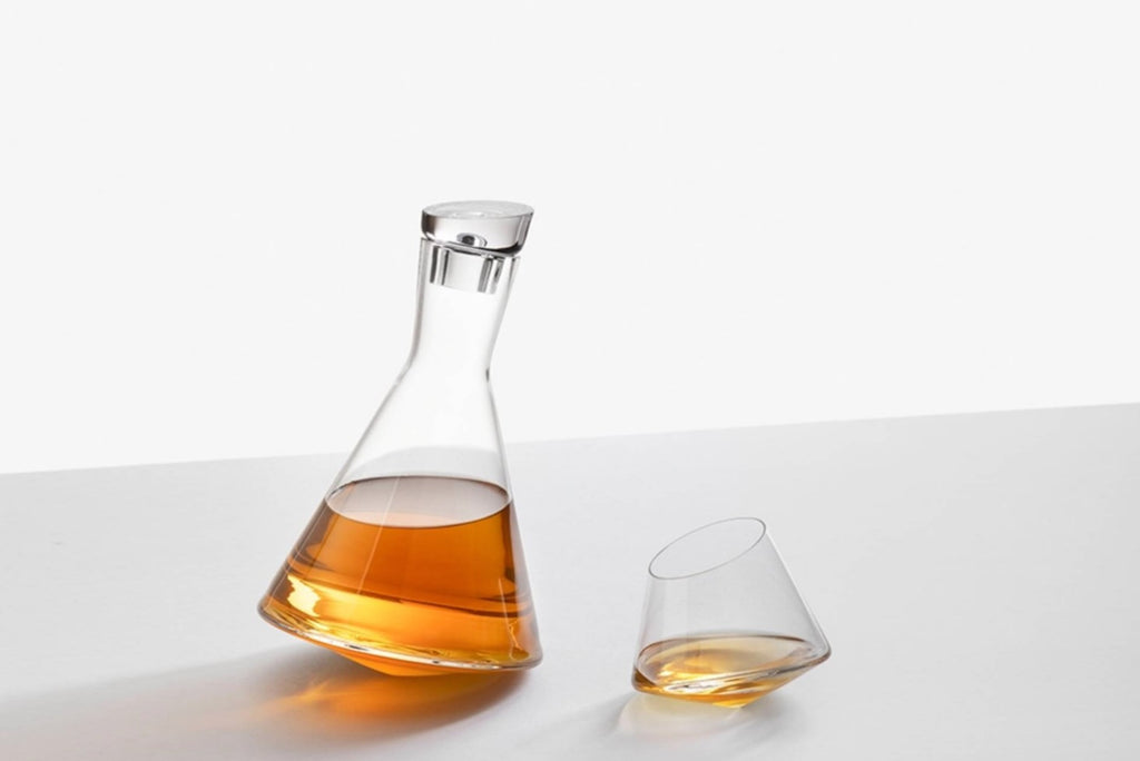 The Crystal Decanter is sleek and perfectly balanced.
