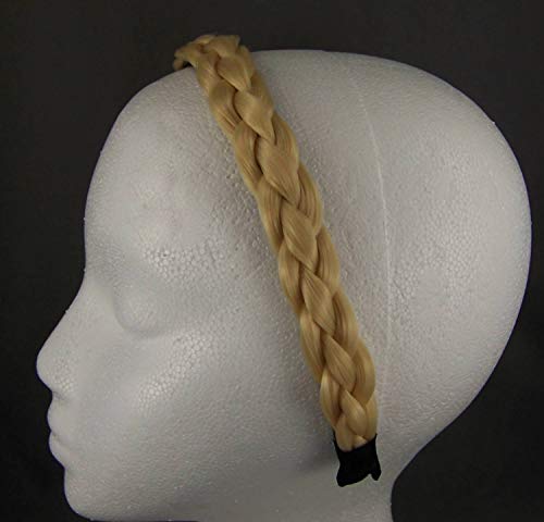 Lt Blonde Braid Faux Fake Hair Headband Braided Wig Band Elsa Frozen Costume Girls Headbands For Women