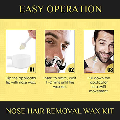 Nose Wax Femiro Nose Hair Removal Wax Kit Home Use Nose Hair Wax