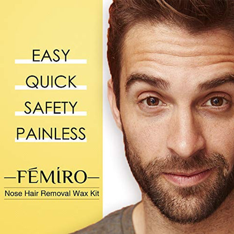 Nose Wax Femiro Nose Hair Removal Wax Kit Home Use Nose Hair Wax