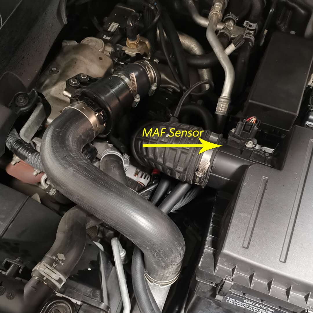 nissan map sensor location