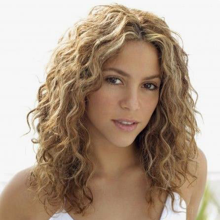 Synthetic Shoulder Length Blonde Curly Wig Zaza322 Zazalum Wigs