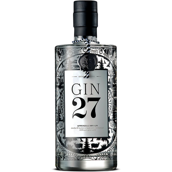 Gin+27+Premium+Appenzeller+Dry+Gin+43%+0.7l