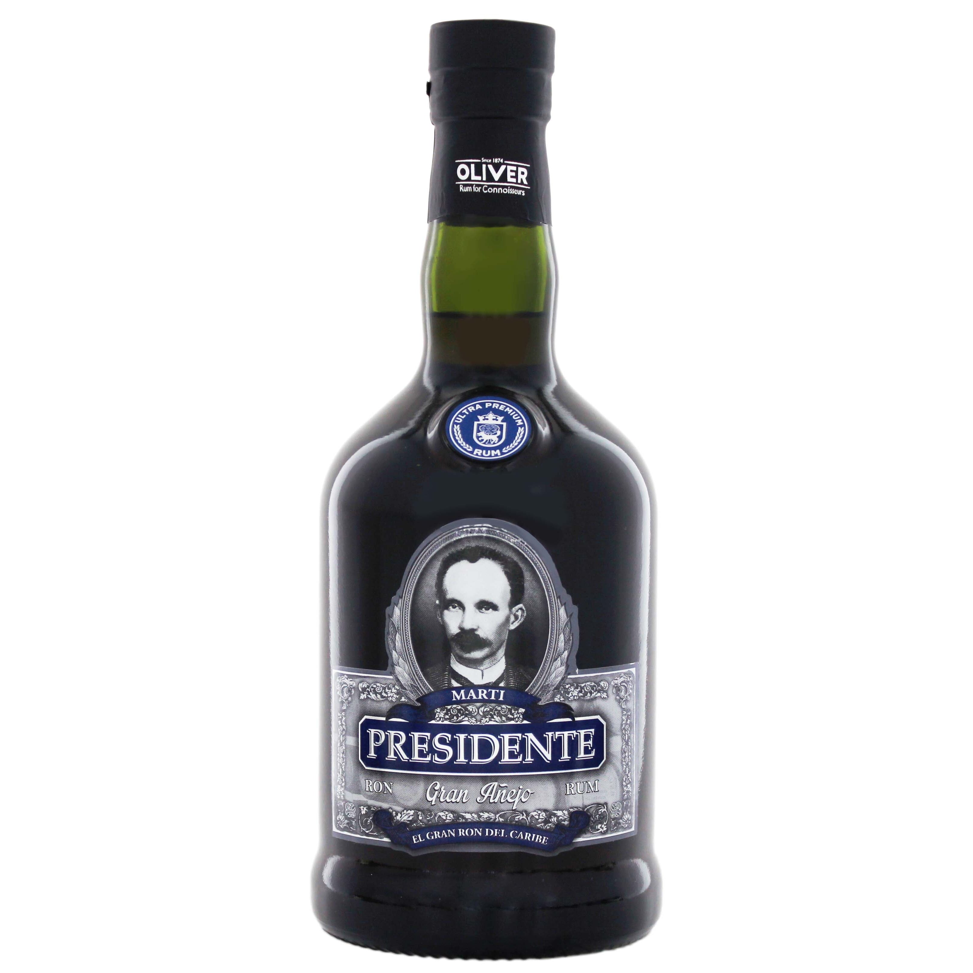 Presidente+Marti+Gran+Añejo+Ultra+Premium+Rum+40%+Vol.+0,7l