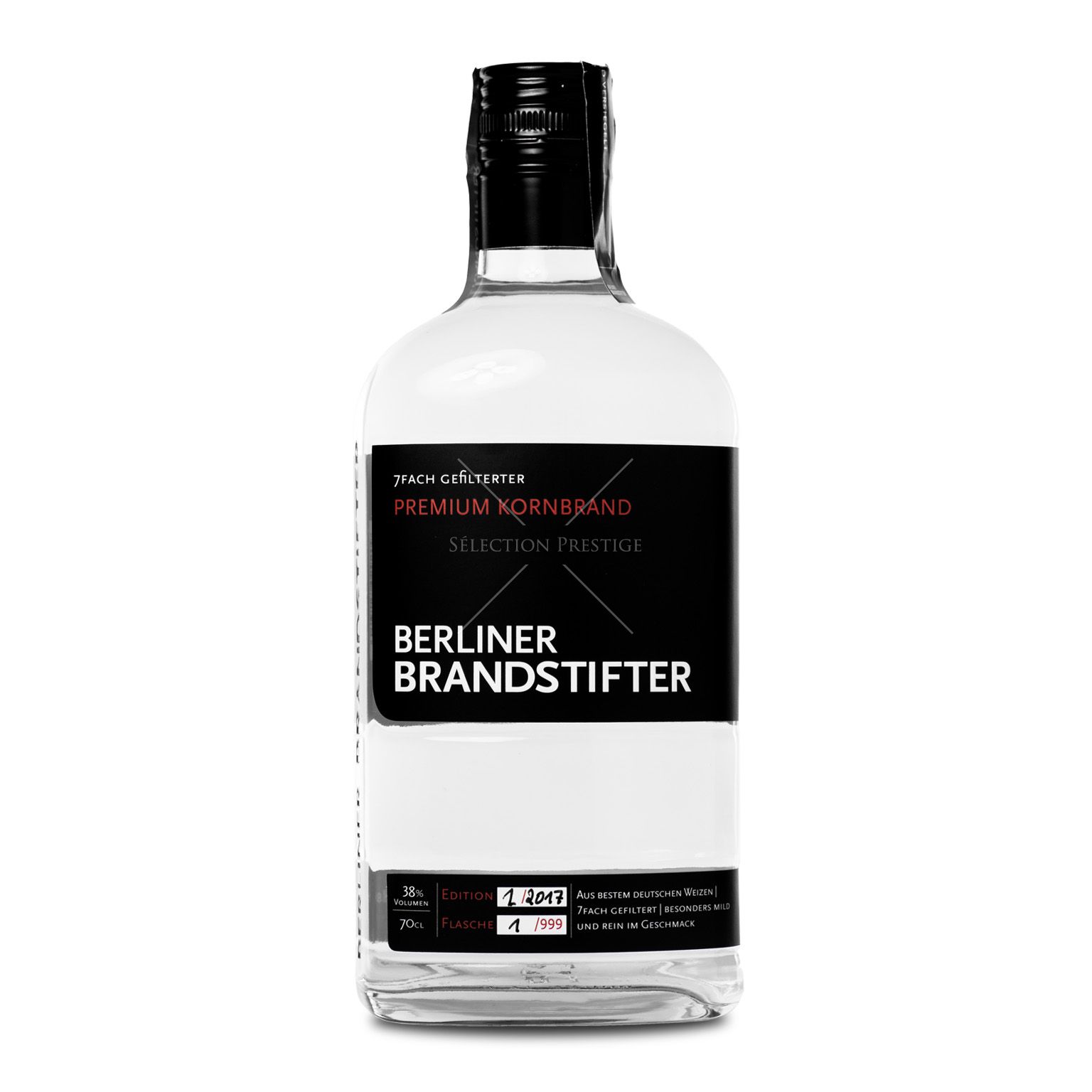 Berliner+Brandstifter+Premium+Kornbrand+38%+Vol.+0,7l