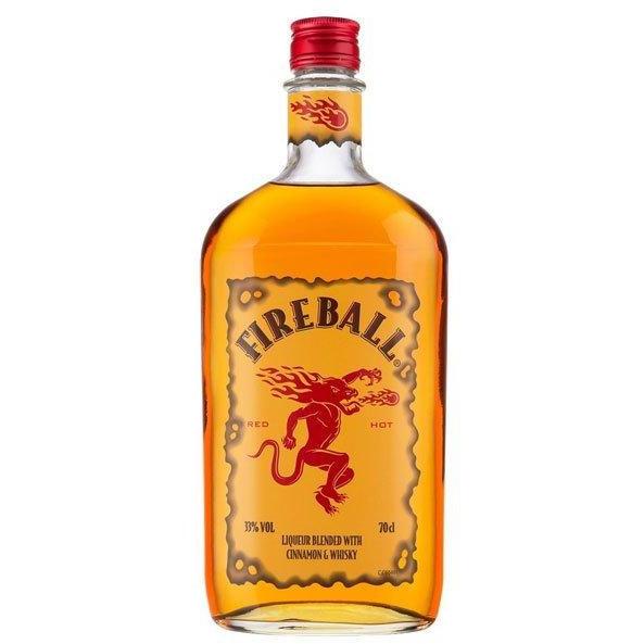 Fireball+RED+HOT+Liqueur+with+Cinnamon+&+Whisky+33%+Vol.+0,7l