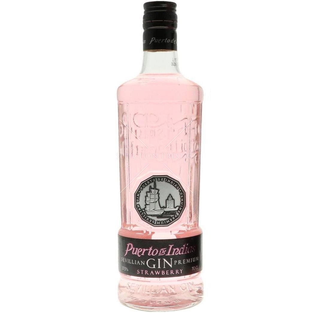 Puerto+de+Indias+STRAWBERRY+Premium+Gin+37,5%+Vol.+0,7l