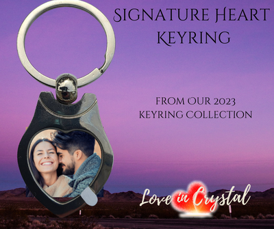Signature Hearts Key Ring