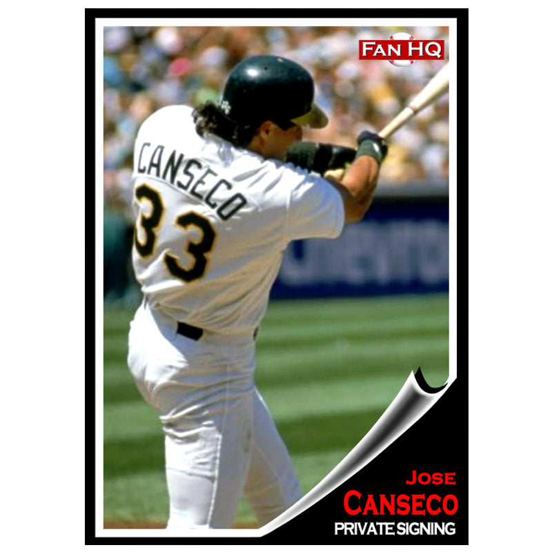 Former MLB baseball player Jose Canseco to hold autograph signing event