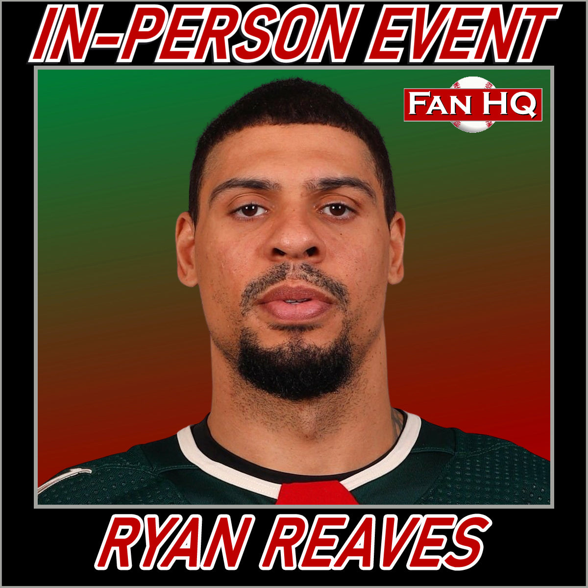 Ryan Reaves Autographed Fan HQ Exclusive Grim Reaver Jersey (Numbered