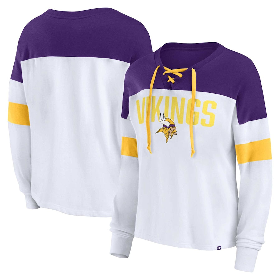 Minnesota Vikings Women's Hooded Crop Sweatshirt - Black/White/Grey –  Refried Apparel