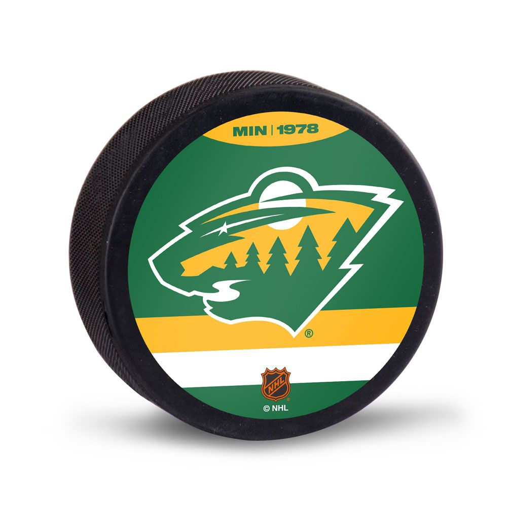  Minnesota Wild Officially Licensed 4-Pack Hockey Puck