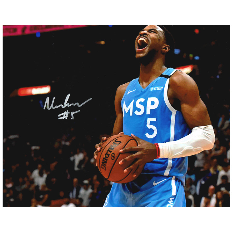 Malik Beasley Autographed Minnesota Timberwolves 8x10 Photo 