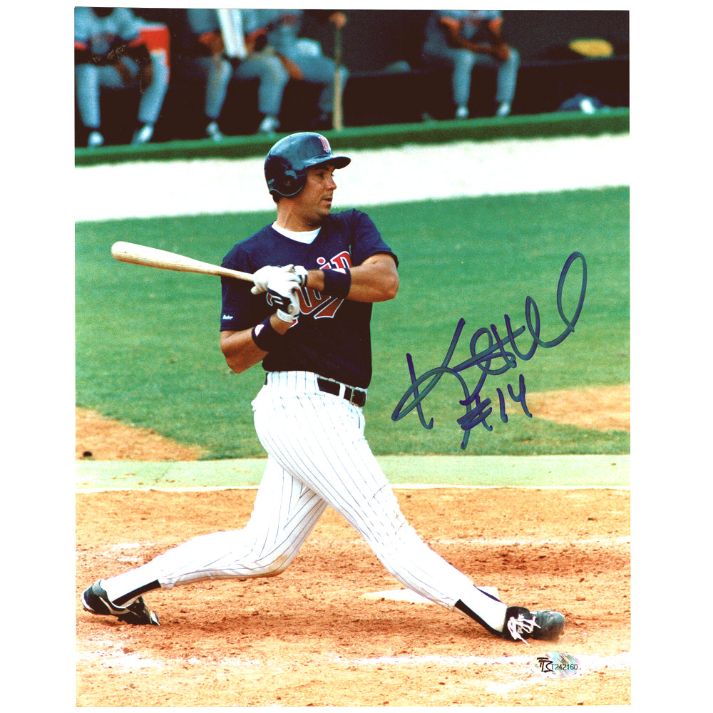 Kent Hrbek Autographed Photo - 8x10 ) #SC4 Matted & Framed