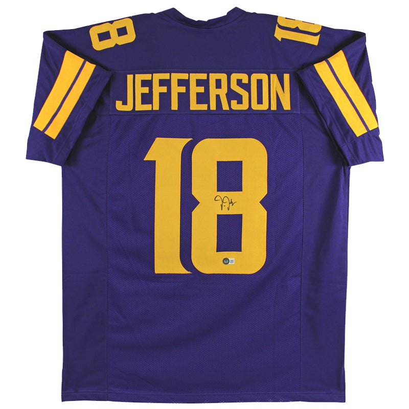 Nike Little Kids' Minnesota Vikings Justin Jefferson #18 Alternate Purple  Game Jersey