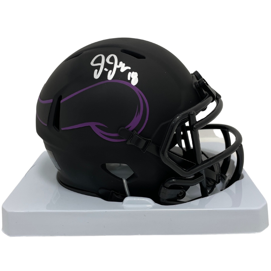 autographed vikings helmet