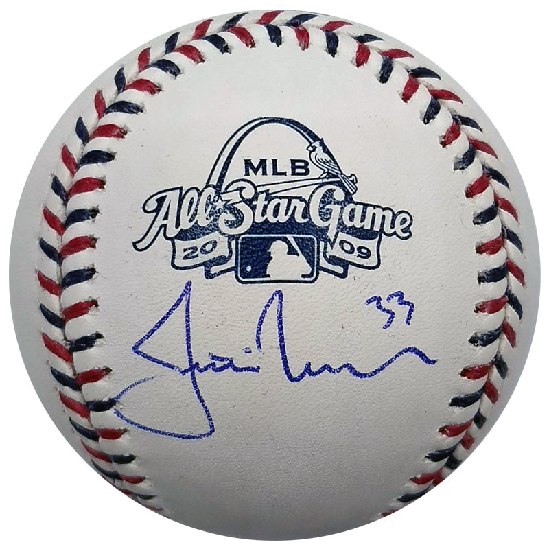 Justin Morneau Autographed 2014 ASG Home Run Derby Baseball Minnesota Twins