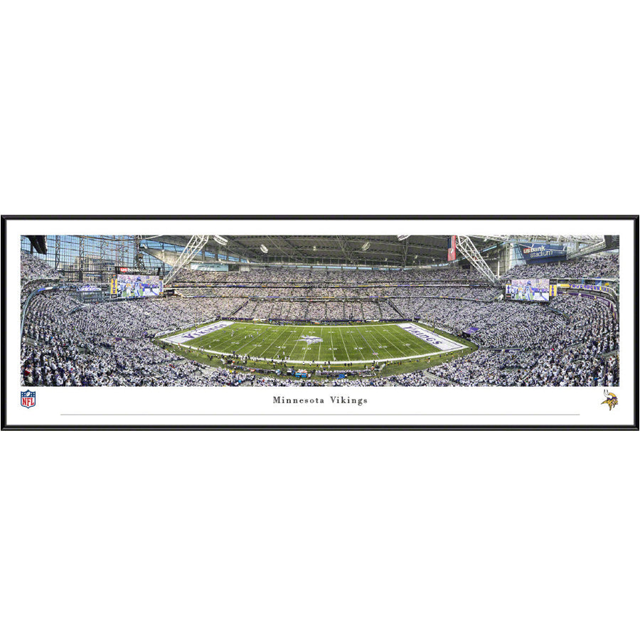 PRE-ORDER: Minnesota Vikings Whiteout Panoramic Picture (In-Store